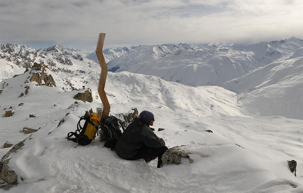 The summit of Chli Bielenhorn (2,940m), Urner Alps, Switzerland