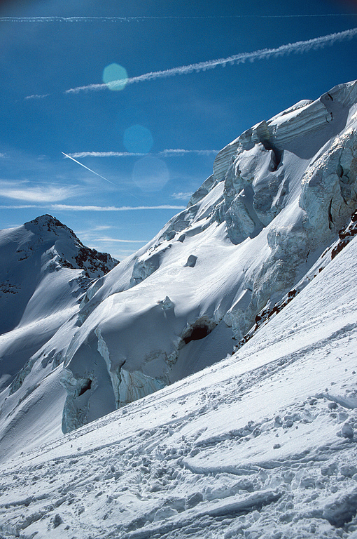 Wild scenery of the largest glacier in Eastern Alps, Ghiaciao dei Forni.