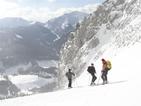 Skitouring in Ennstal Alps, Austria