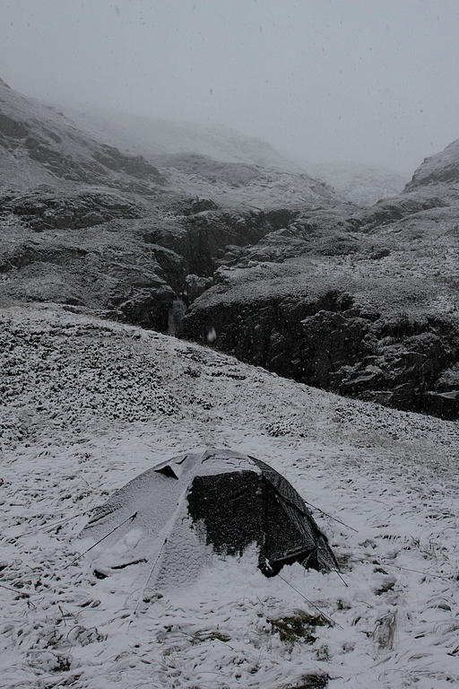 Our bivouac below Roshkighele pass, the day after.