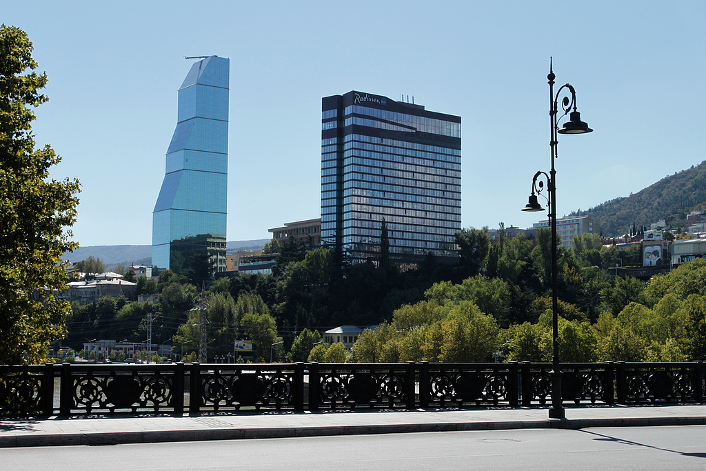 თბილისი, Tbilisi, the capital and the largest city of Georgia.