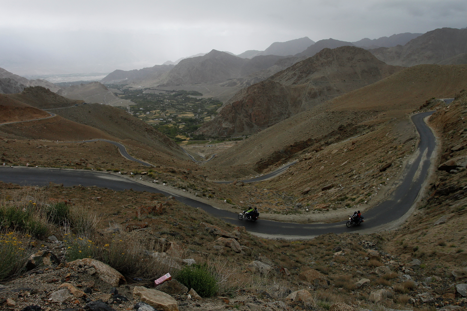 Motorcycling in Ladakh.
