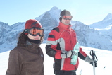 Skiing in Jungfrau region, Switzerland