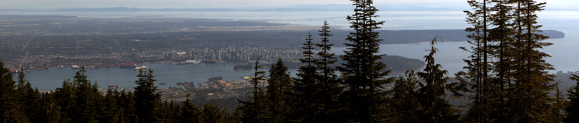 Vancouver from Grouse Mountain, British Columbia, Canada