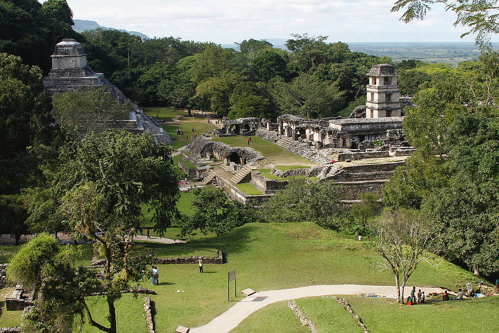 Ancient Maya city Palenque, Chiapas.