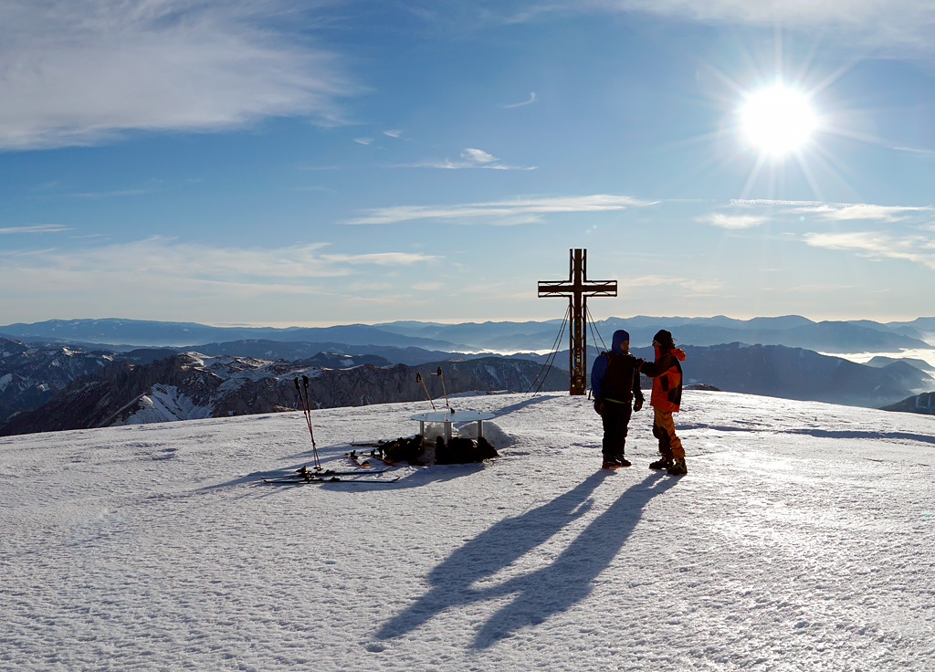 View from the summit of Hochschwab (2277m), Austria