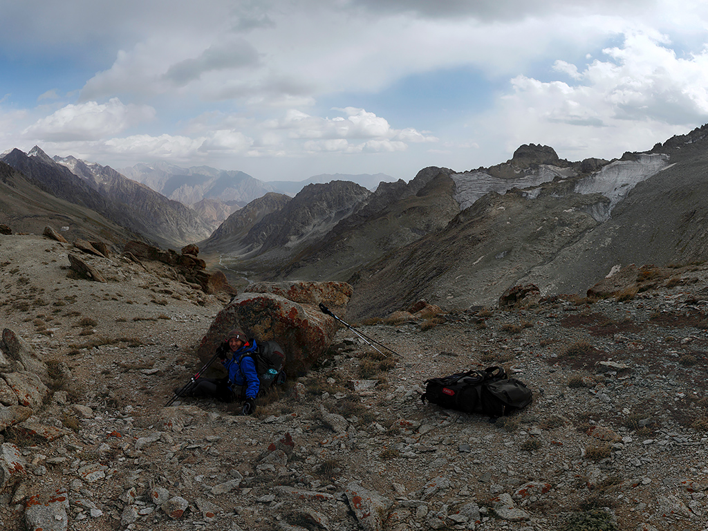 View from Mura Pass (3793m), Sughd Region, Tajikistan