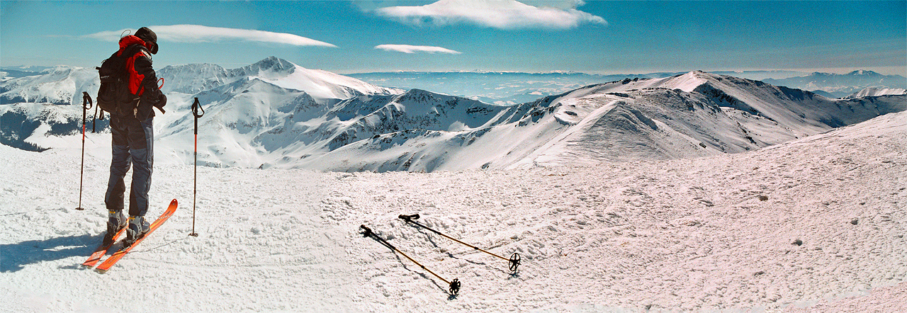 Skitouring in Paring, RomaniaSkitouring in Paring, Romania, Petr Novák.