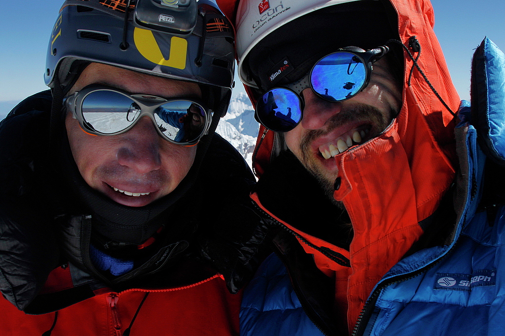 Our team on the summit of Huascarán Sur