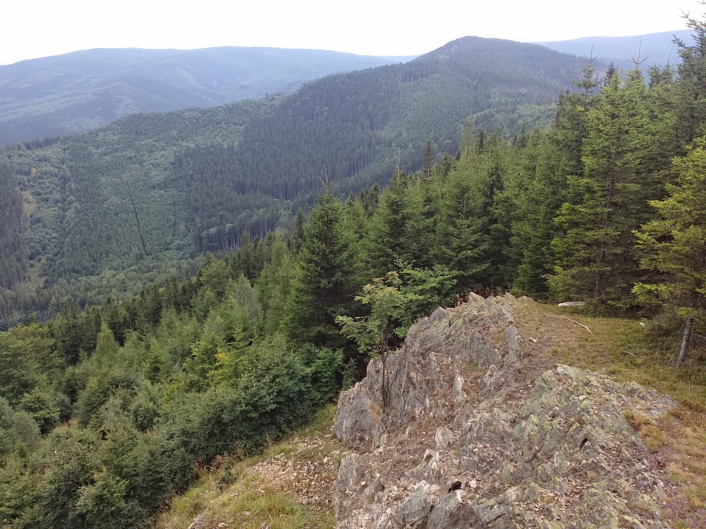 Views from Břidličný (946m).