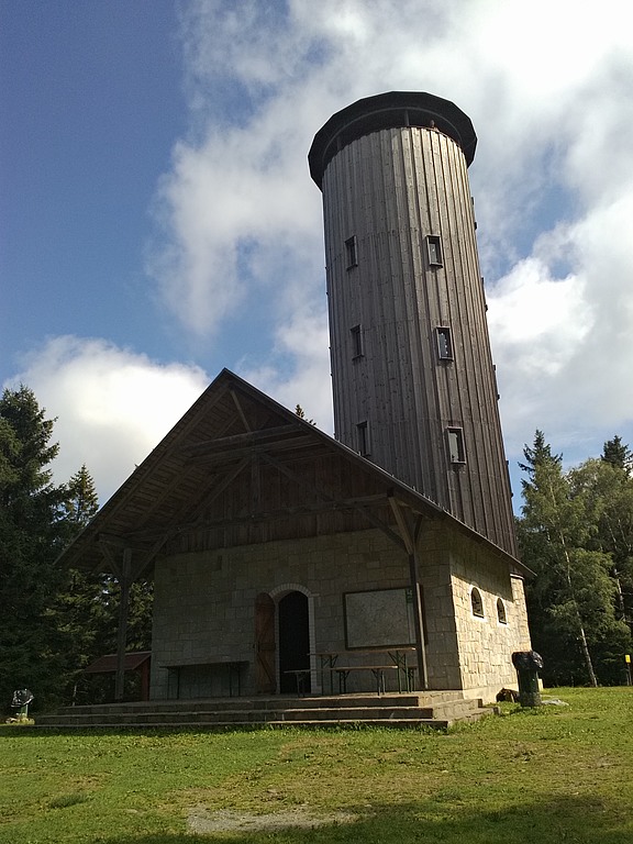 Borůvková hora (899m) - lookout tower.
