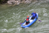 Kayaking in Salza river, Austria