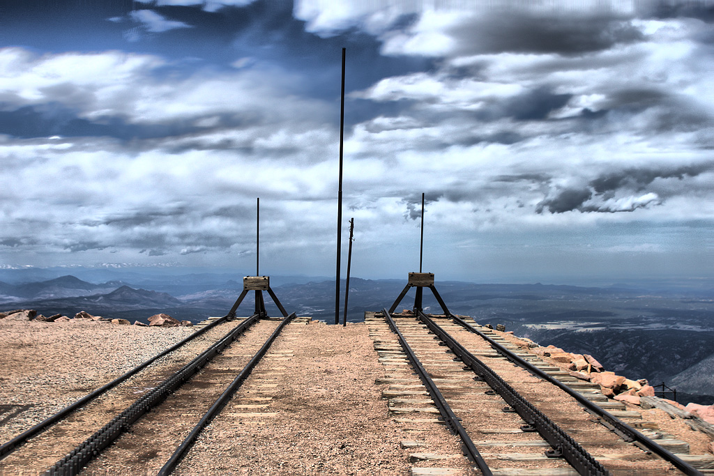It's worth to stop here. Pikes Peak Cog Railway, CO, USA