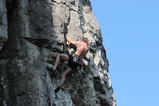 Climbing in Gerolstein